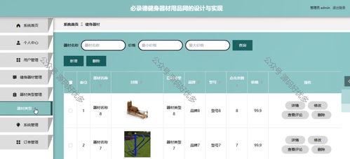 基于Java SpringBoot的“必錄德”健身器材用品網 計算機軟硬件及輔助設備的智能零售解決方案